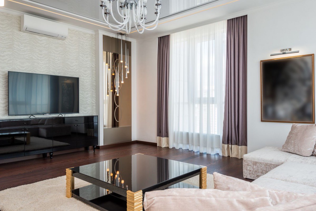 A living room in a Hudson County condominium (representative photo)