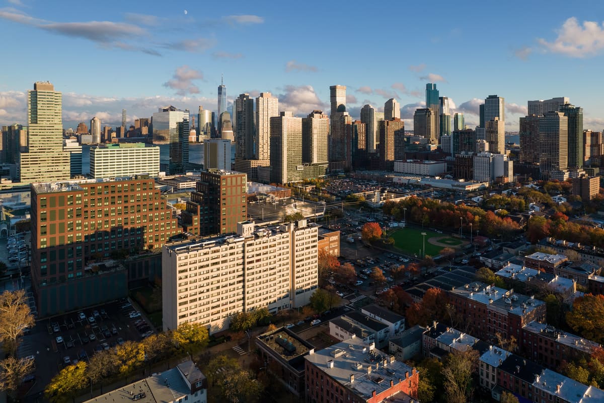 Downtown Jersey City, New Jersey (stock photo)