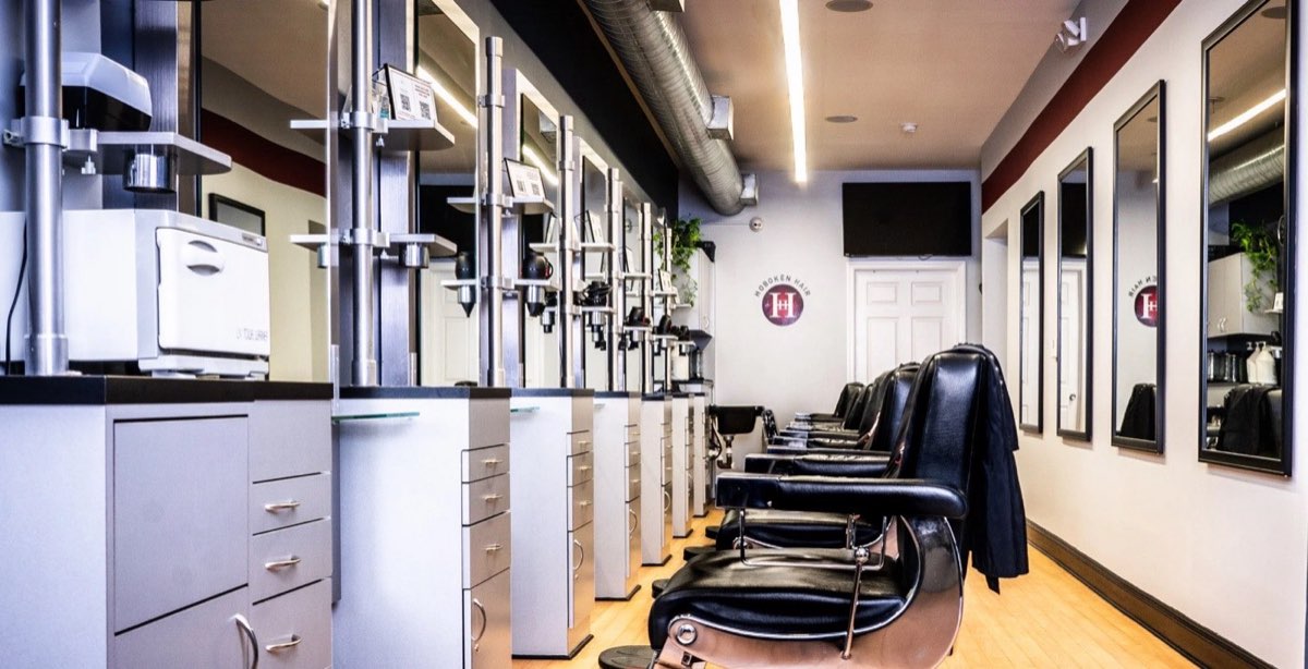 Hoboken Hair: the salon interior. Photo from their website.
