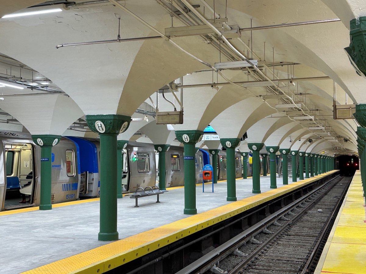 Hoboken Terminal: Hoboken PATH station. Photo from their website.